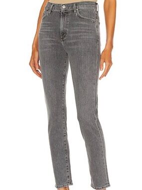 Citizens of Humanity Olivia 28 High-Rise Slim Grey Jeans